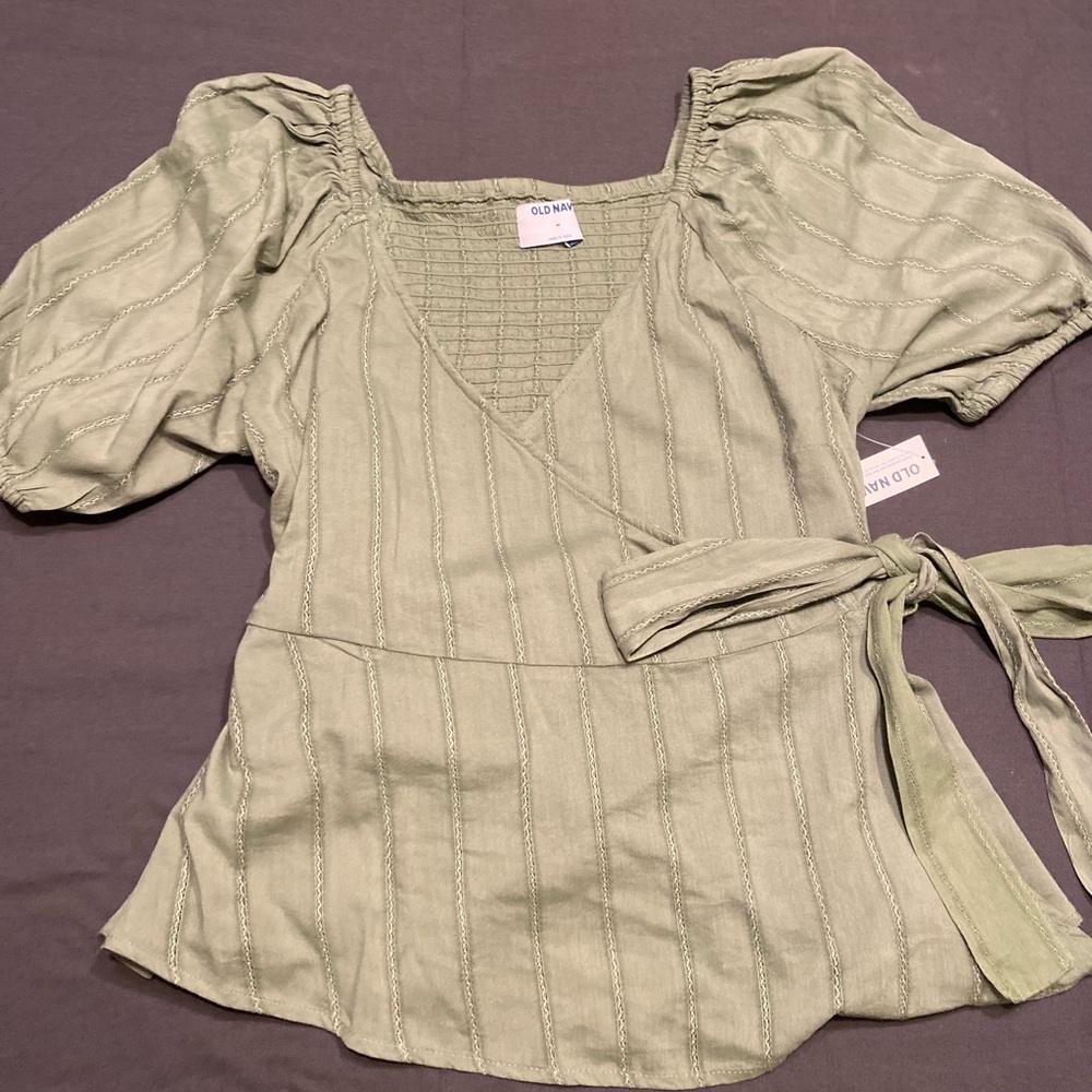 Old Navy wrap shirt